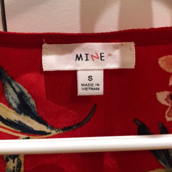 Floral tie up crop top - Picture 3 of 3